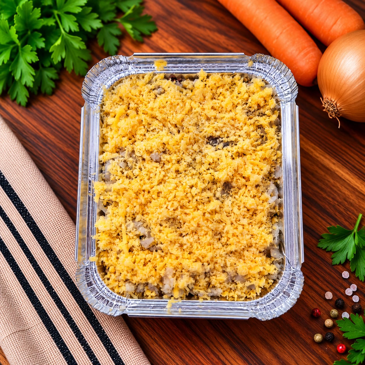 Vriespot Frozen Meals Mince Cauliflower & Cheese (400gram) homemade frozen meal